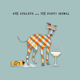 Athlete and Party Animal Birthday Card