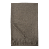 Baby Alpaca Wood Bark Melange Throw