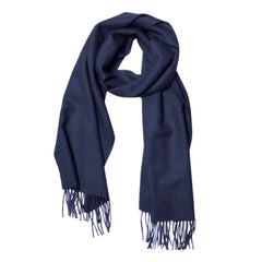 Baby Alpaca Scarf - Night Sky Blue