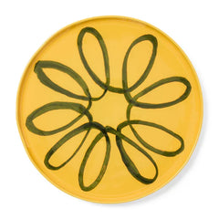 Amalfi - Stoneware Service Charger Plate - Mustard
