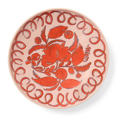 Amalfi - Stoneware Pasta Bowl - Pink