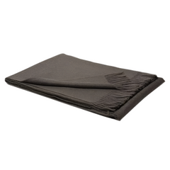 Baby Alpaca Wood Bark Melange Throw