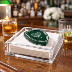 Acrylic Napkin Weight - Tennis