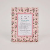 Block Printed Picture Frame - Ditsy Floral Blush