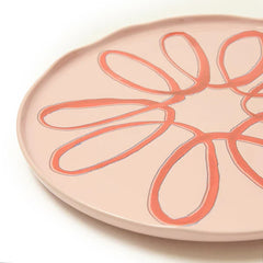 Amalfi - Stoneware Service Charger Plate - Pink
