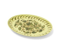 Amalfi - Stoneware Oval Tray - Lime