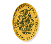 Amalfi - Stoneware Oval Tray - Mustard