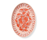 Amalfi - Stoneware Oval Tray - Pink