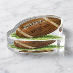 Acrylic Napkin Weight - Football