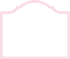 Arch Die-Cut Place Cards in Petal Pink