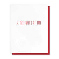Be Naked Card