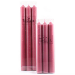 Candles Set of 6 Dusty Rose