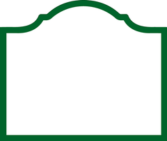 Arch Die-Cut Place Cards in Hunter Green