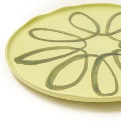 Amalfi - Stoneware Service Charger Plate - Lime