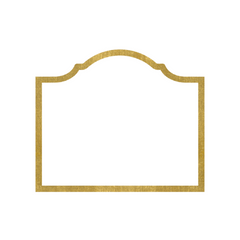 Arch Die-Cut Place Cards in Gold Foil