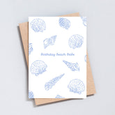 Beach Babe Seashell Birthday Card