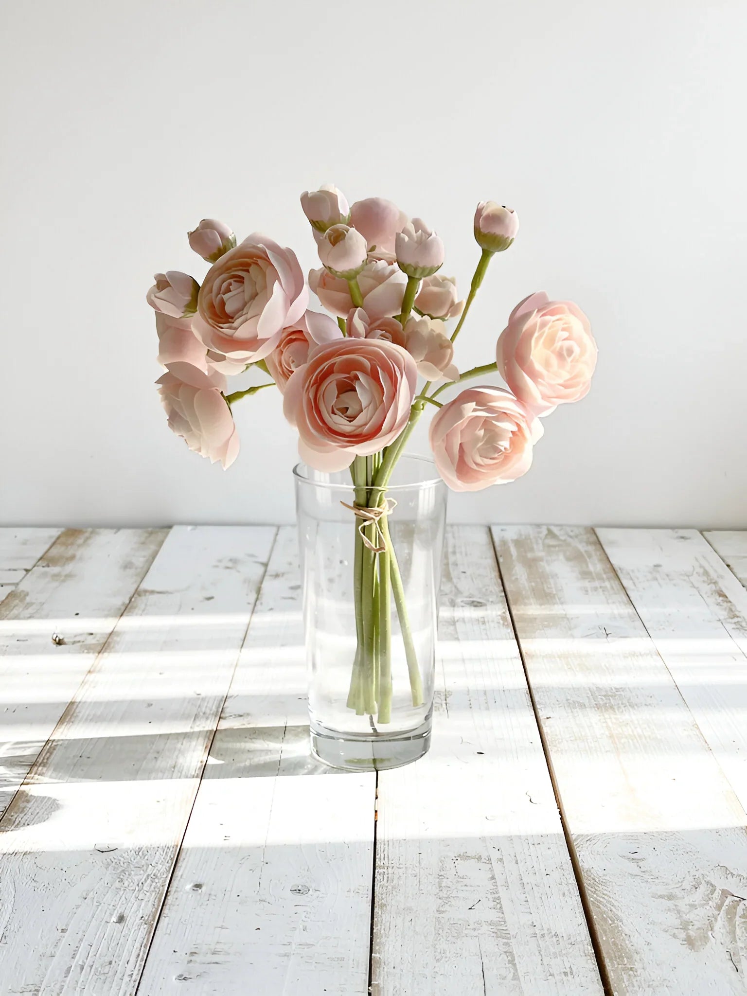 Blush Ranunculus Bundle 11"