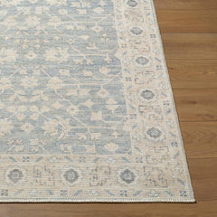 Asha Machine Woven Rug - Sky Blue