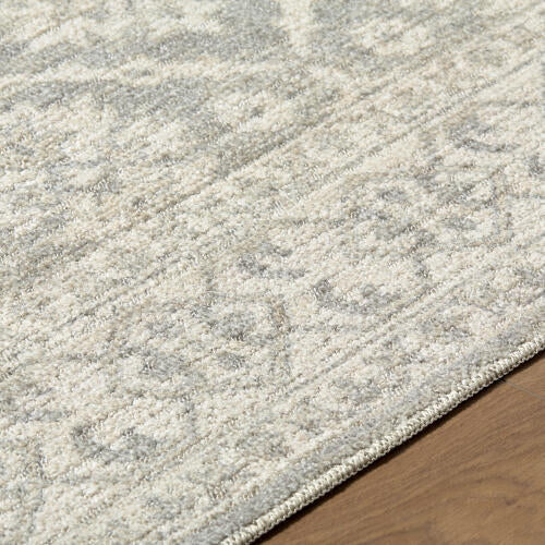 Aram Machine Woven Rug - Grey