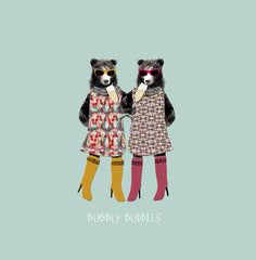 Bubbly Buddies Greeting Card