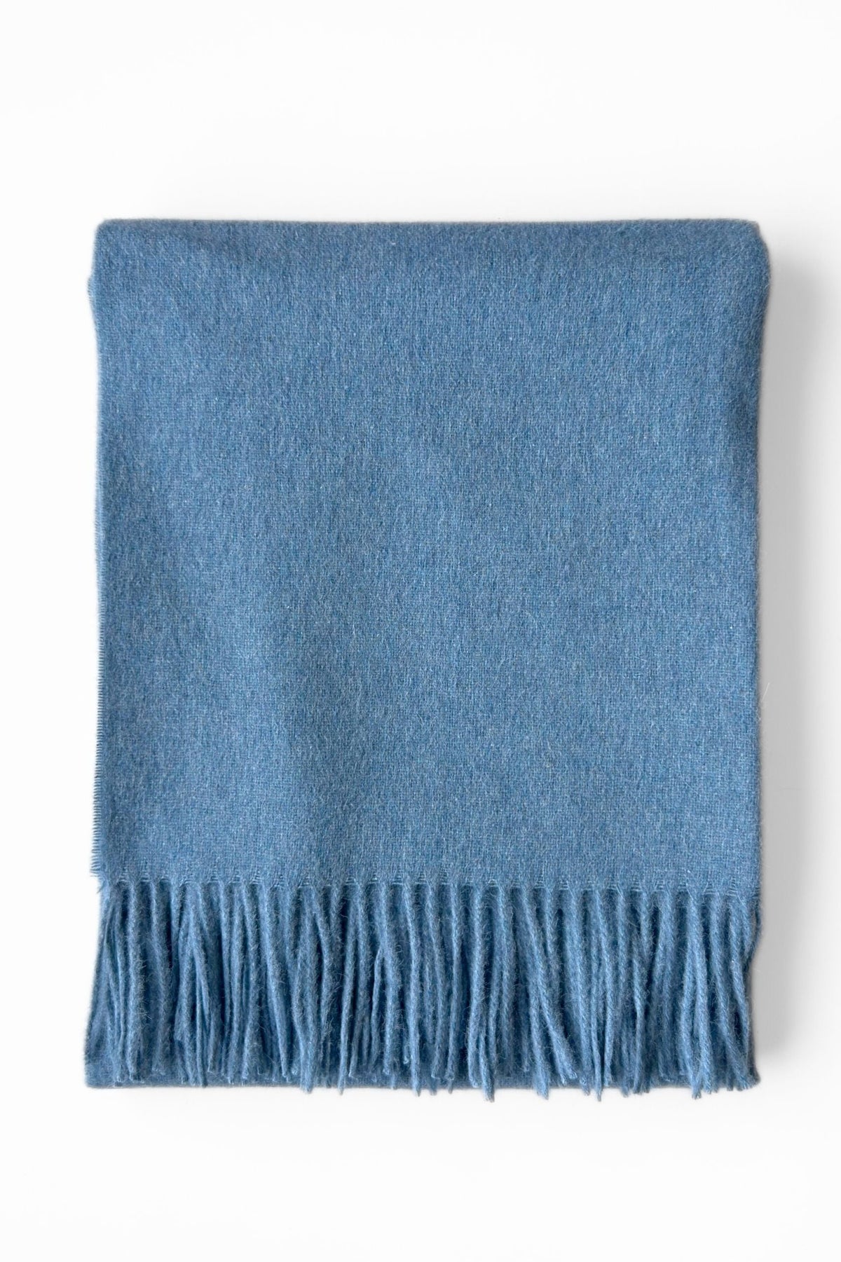 Alpaca & Wool Throw Alpina Pale Blue