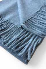 Alpaca & Wool Throw Alpina Pale Blue