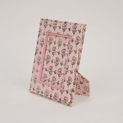 Block Printed Picture Frame - Ditsy Floral Blush