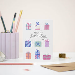 Birthday Presents Card | Happy Birthday Gifts Card