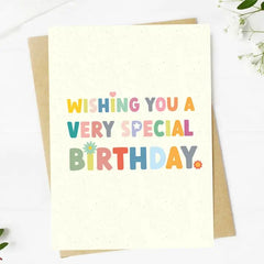 "Wishing You A Very Special Birthday" Birthday Card