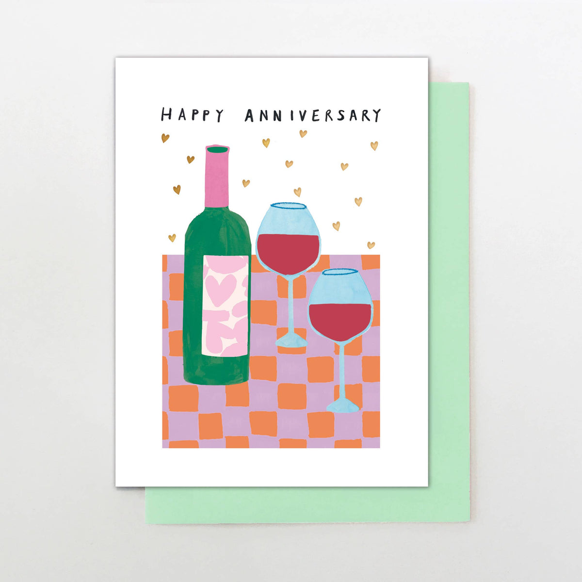 Anniversary Wine Card