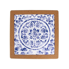Blue & White Ceramic Trivet
