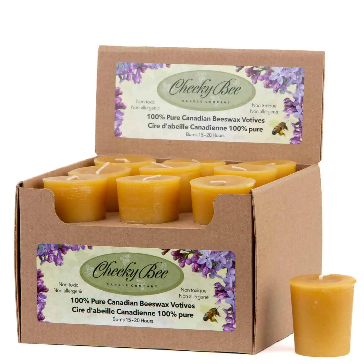 Beeswax Votive - Gold