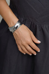 Bold Flat Cuff - Gold