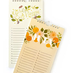 12 Month Perpetual Calendar Planner
