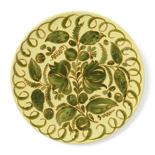 Amalfi - Stoneware Dinner Plate - Lime