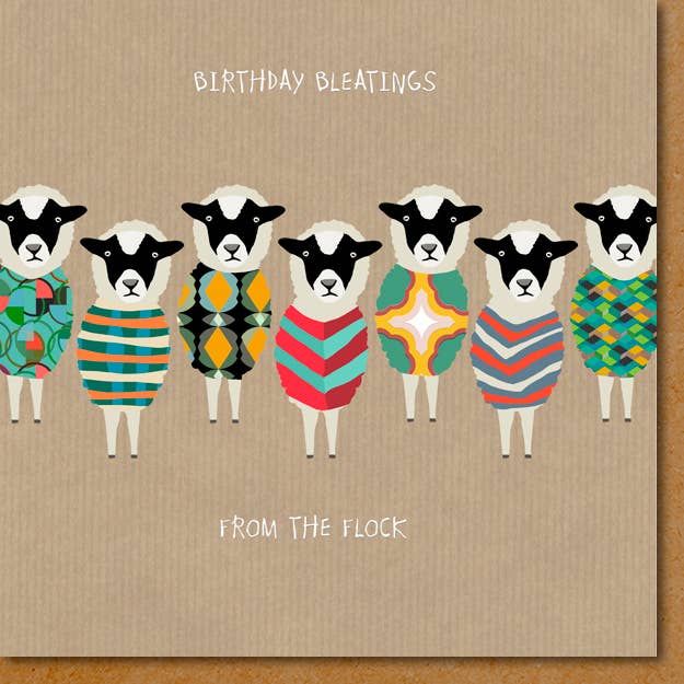 Birthday Bleatings Card