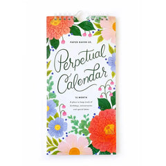 12 Month Perpetual Calendar Planner