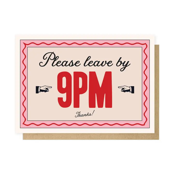 21:00 Greetings Card