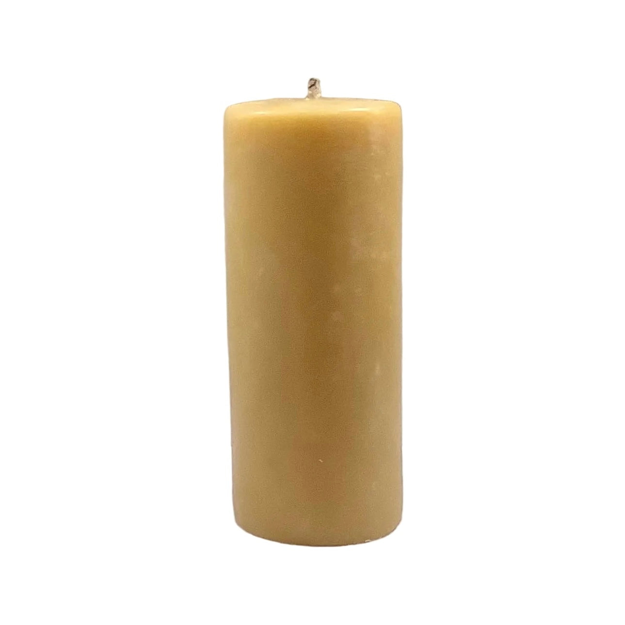Beeswax Pillar Candle - Gold
