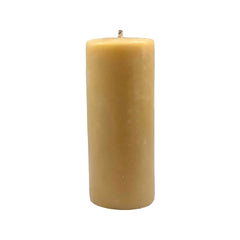 Beeswax Pillar Candle - Gold