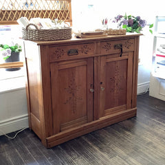 Antique Carved Wooden Cabinet