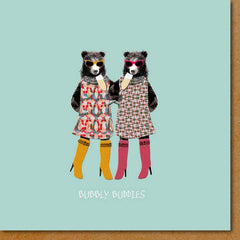 Bubbly Buddies Greeting Card