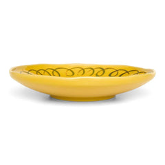 Amalfi - Stoneware Dessert Plate - Mustard
