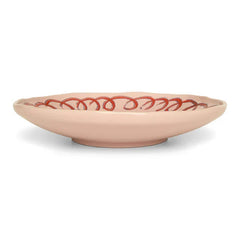 Amalfi - Stoneware Dessert Plate - Pink