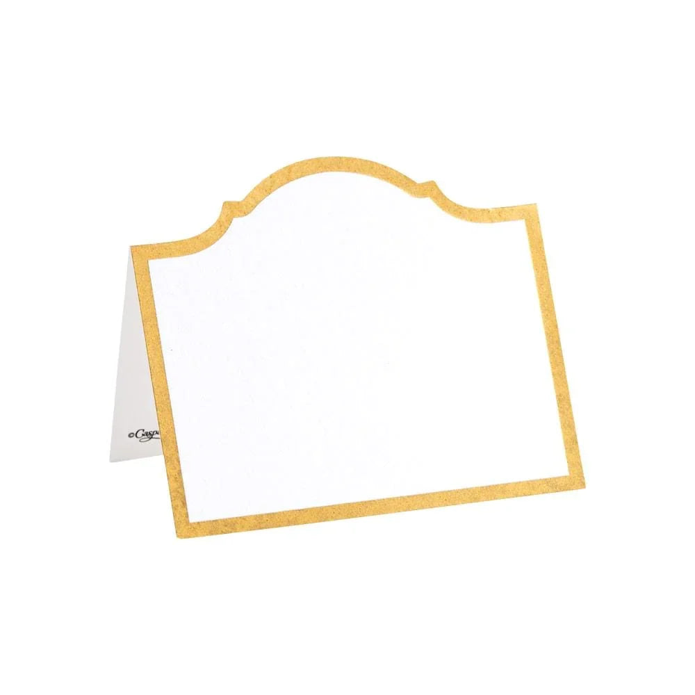 Arch Die-Cut Place Cards in Gold Foil