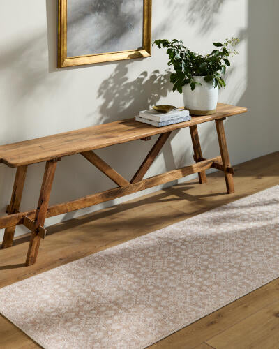Aram Machine Woven Rug - Tan