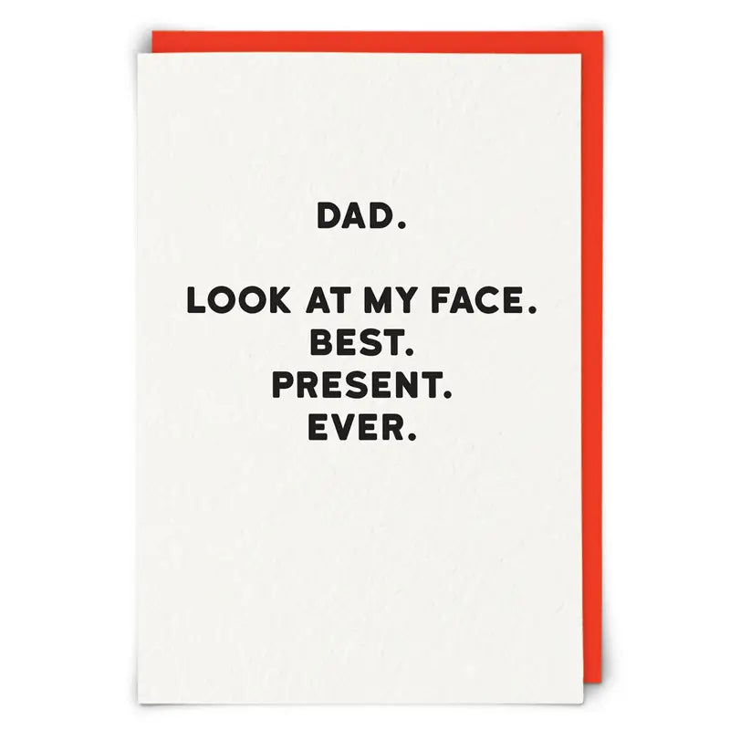 Best Present Dad Greeting Card