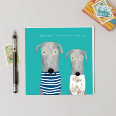 Alice & Marcel Anniversary Card