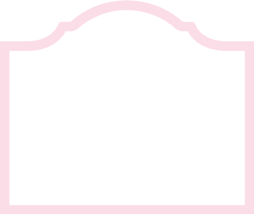 Arch Die-Cut Place Cards in Petal Pink