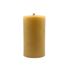 Beeswax Pillar Candle - Gold